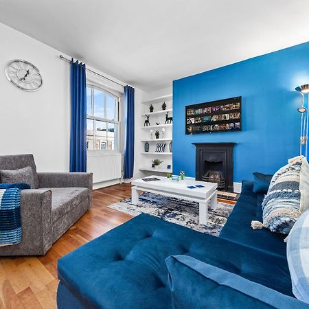 Balcony Blue Theme 1 Bedroom Central London Luxury Flat Near Hyde Park! Accommodates Up To 6! Double Sofa Bed And Next To Station! エクステリア 写真